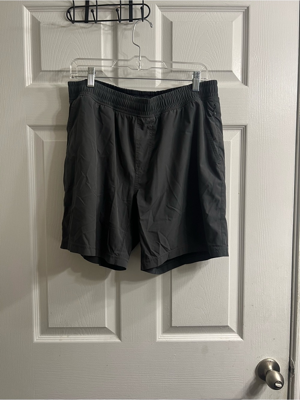 Rhone Men's Large Charcoal Lined Performance Running Training Shorts